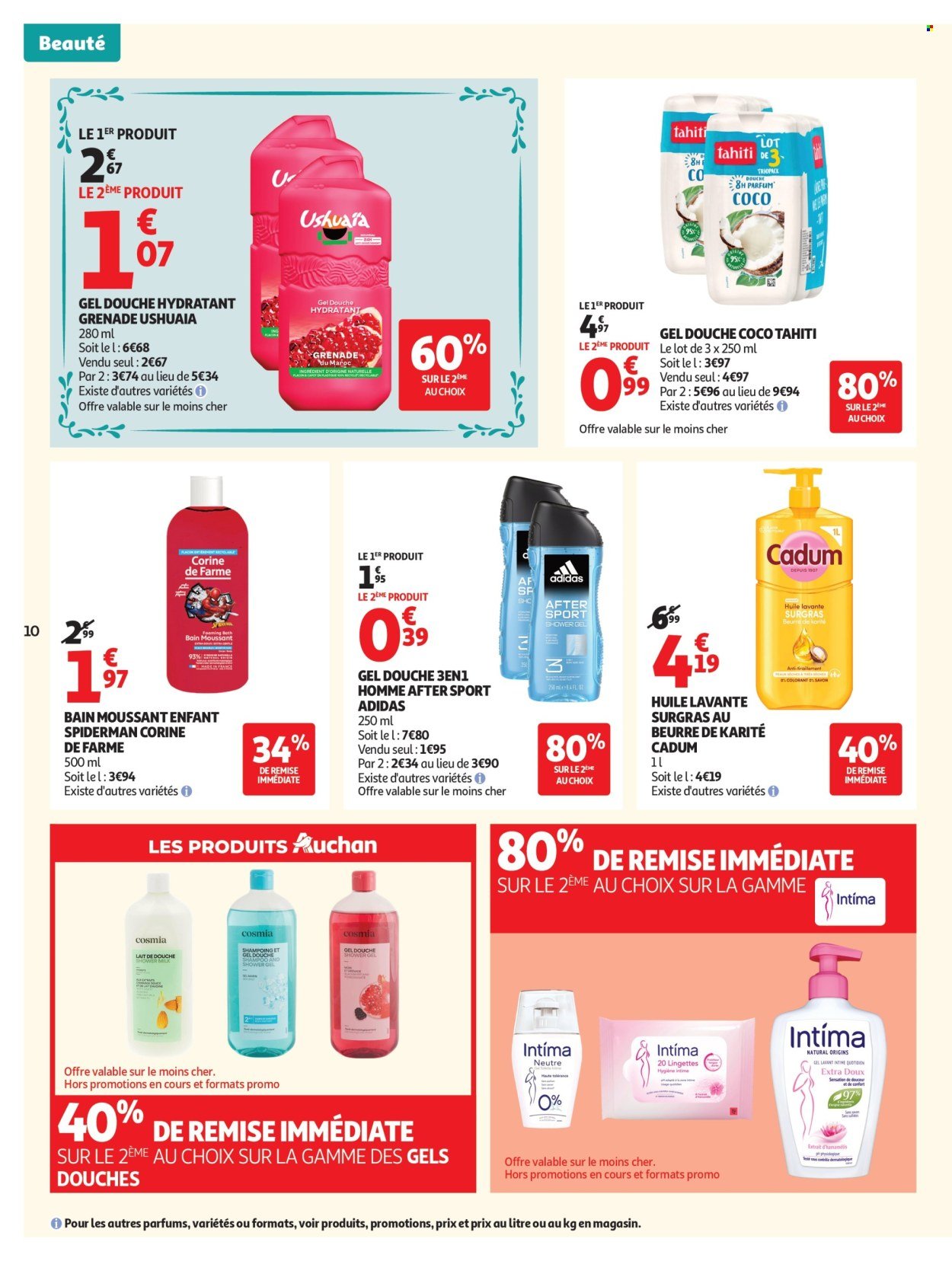 Catalogue AUCHAN - Beauté, Halles hypers