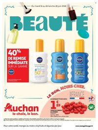 Catalogue AUCHAN - Beauté, Halles hypers