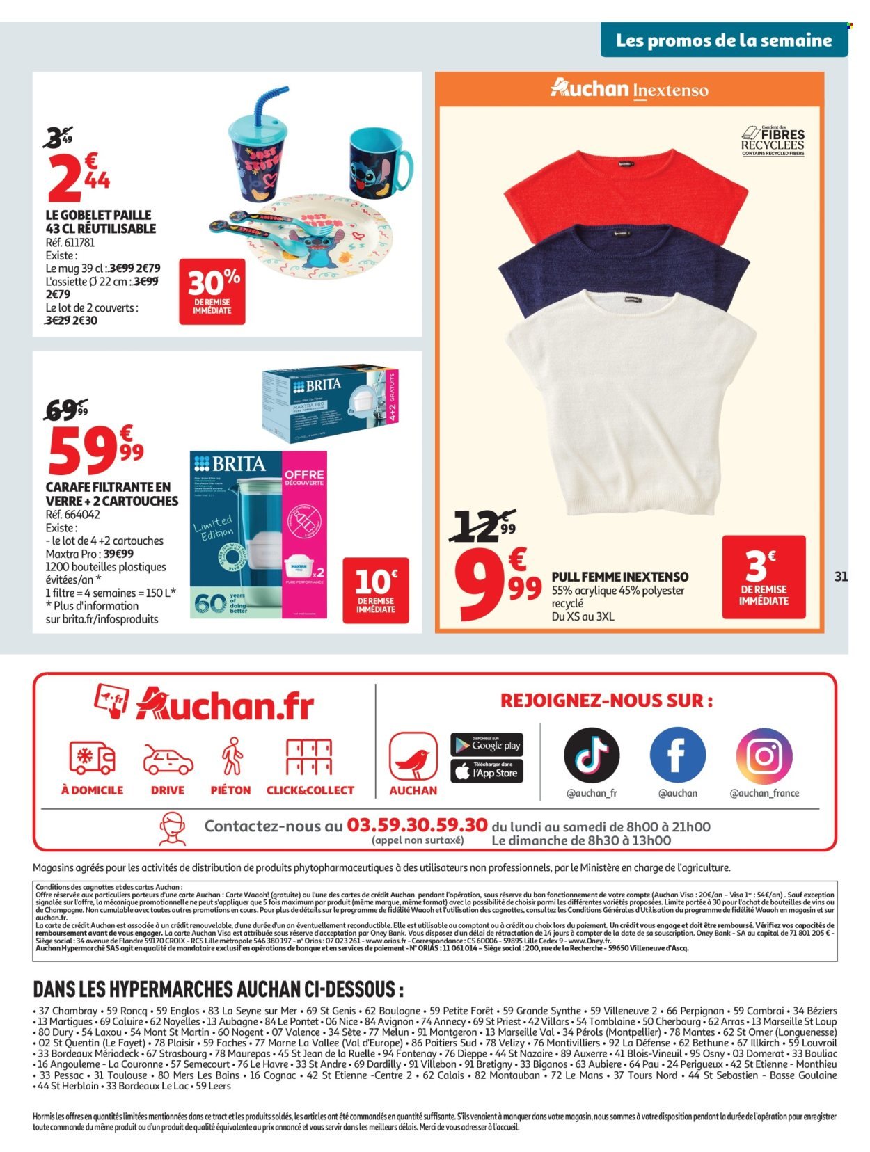 Catalogue AUCHAN - Dès mardi Rentrée prix KO hypers