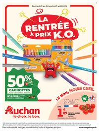 Catalogue AUCHAN - Dès mardi Rentrée prix KO hypers