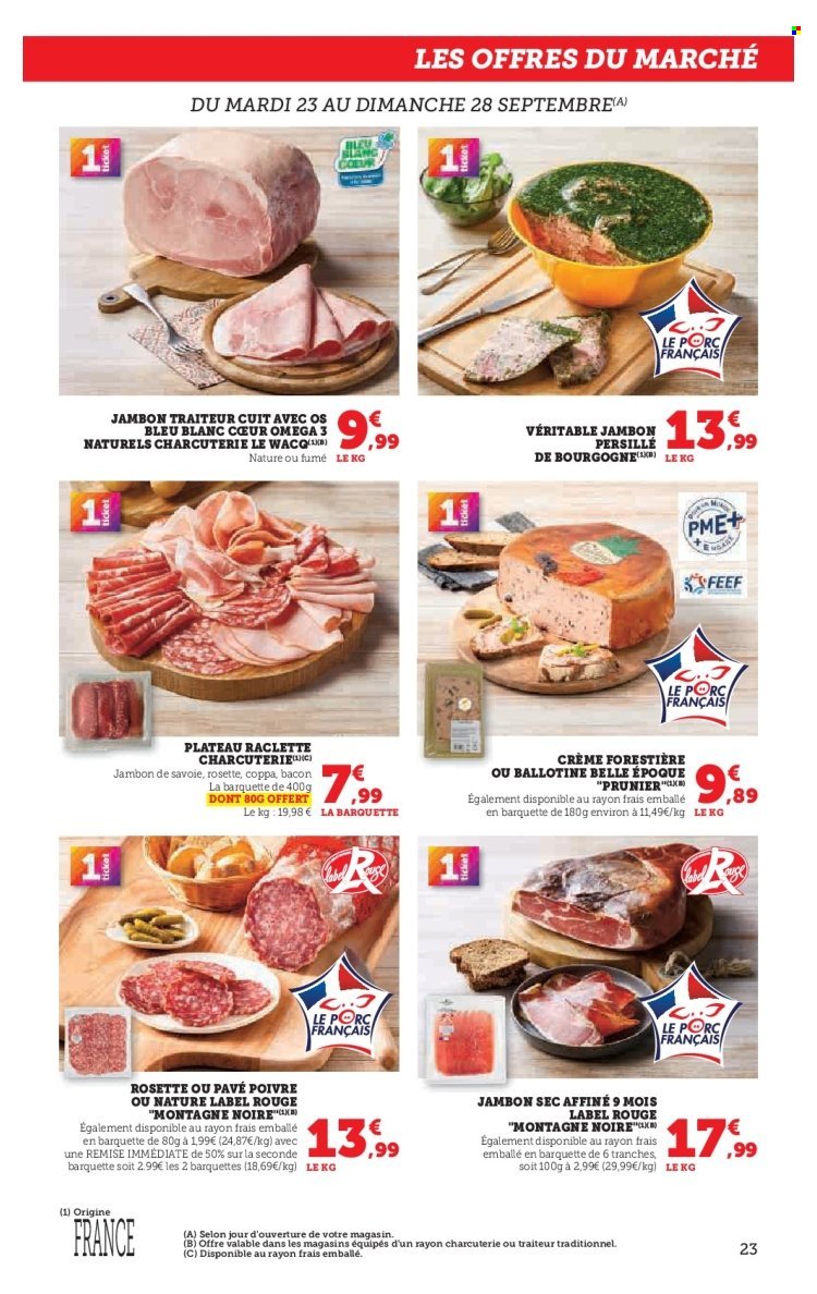 Catalogue SUPER U - Les prix bas de la semaine (2025-09-23 - 2025-10-05)