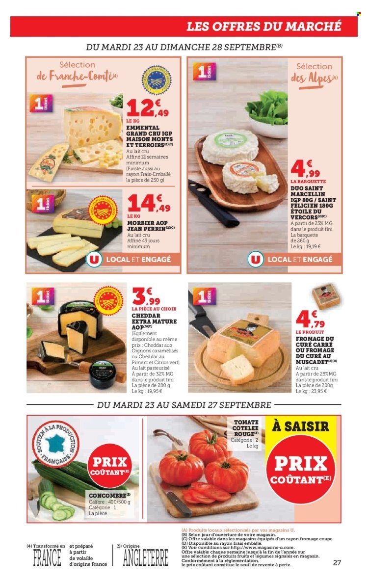 Catalogue SUPER U - Les prix bas de la semaine (2025-09-23 - 2025-10-05)