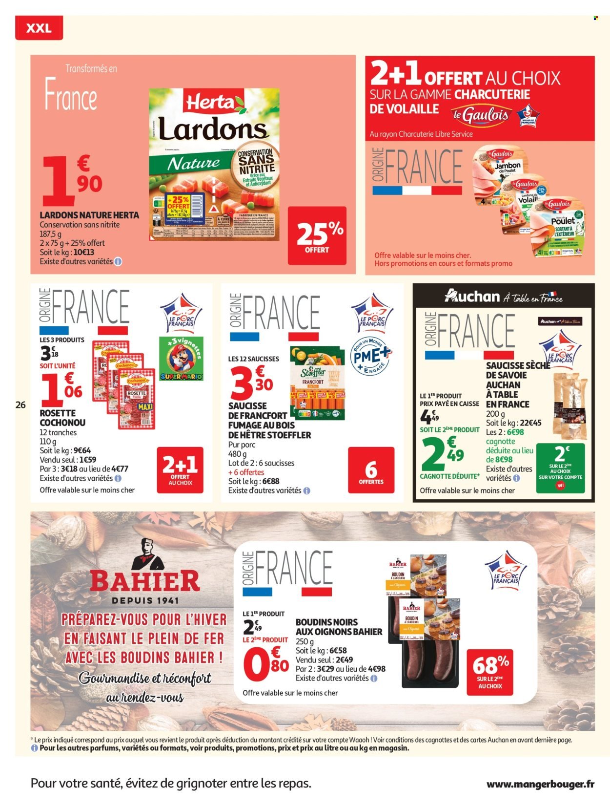 Catalogue AUCHAN - Halles d'automne hypers