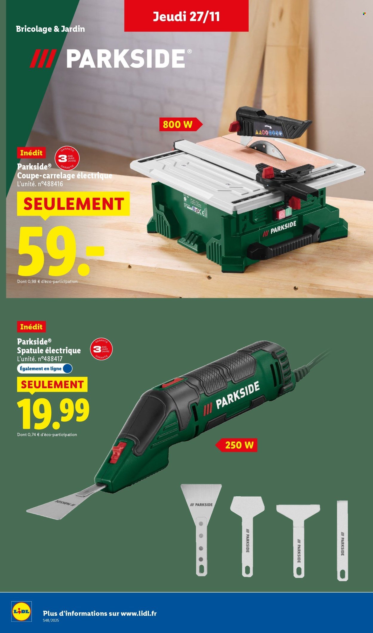 Catalogue LIDL - Les bonnes affaires de la semaine
