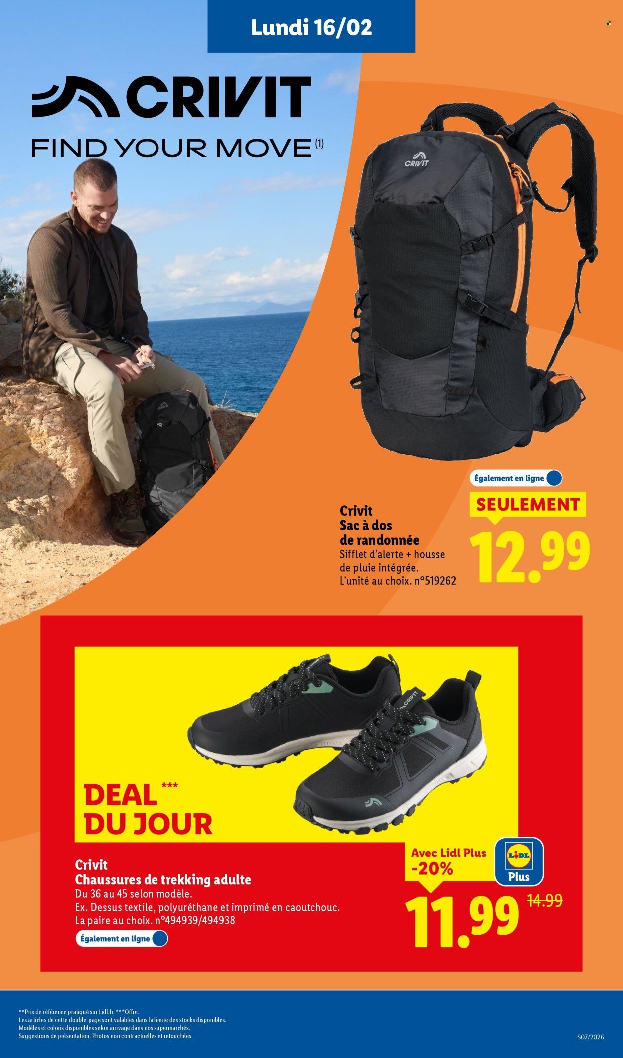 Catalogue LIDL - Les bonnes affaires de la semaine (2026-02-16 - 2026-02-19)