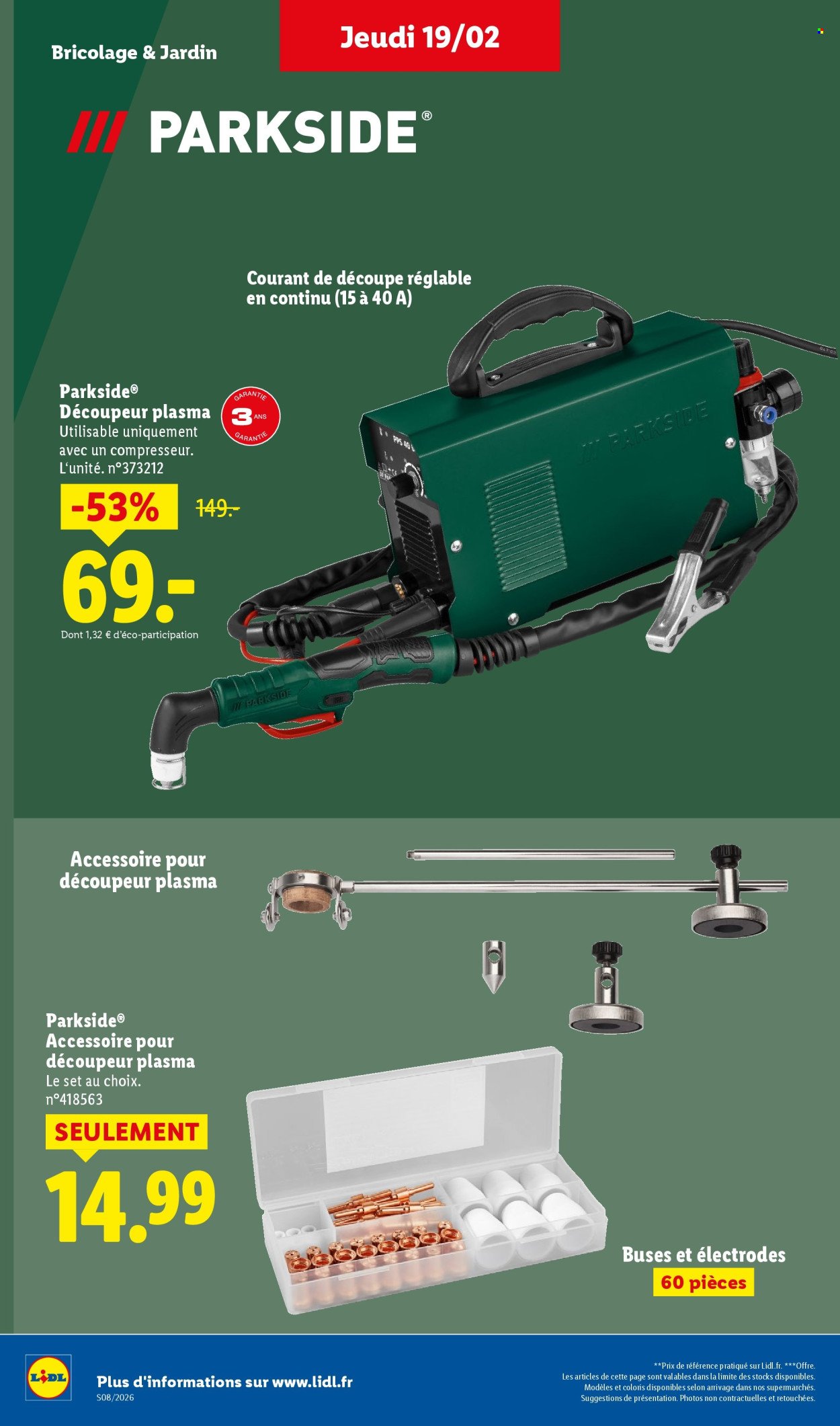 Catalogue LIDL - Les bonnes affaires de la semaine (2026-02-16 - 2026-02-19)