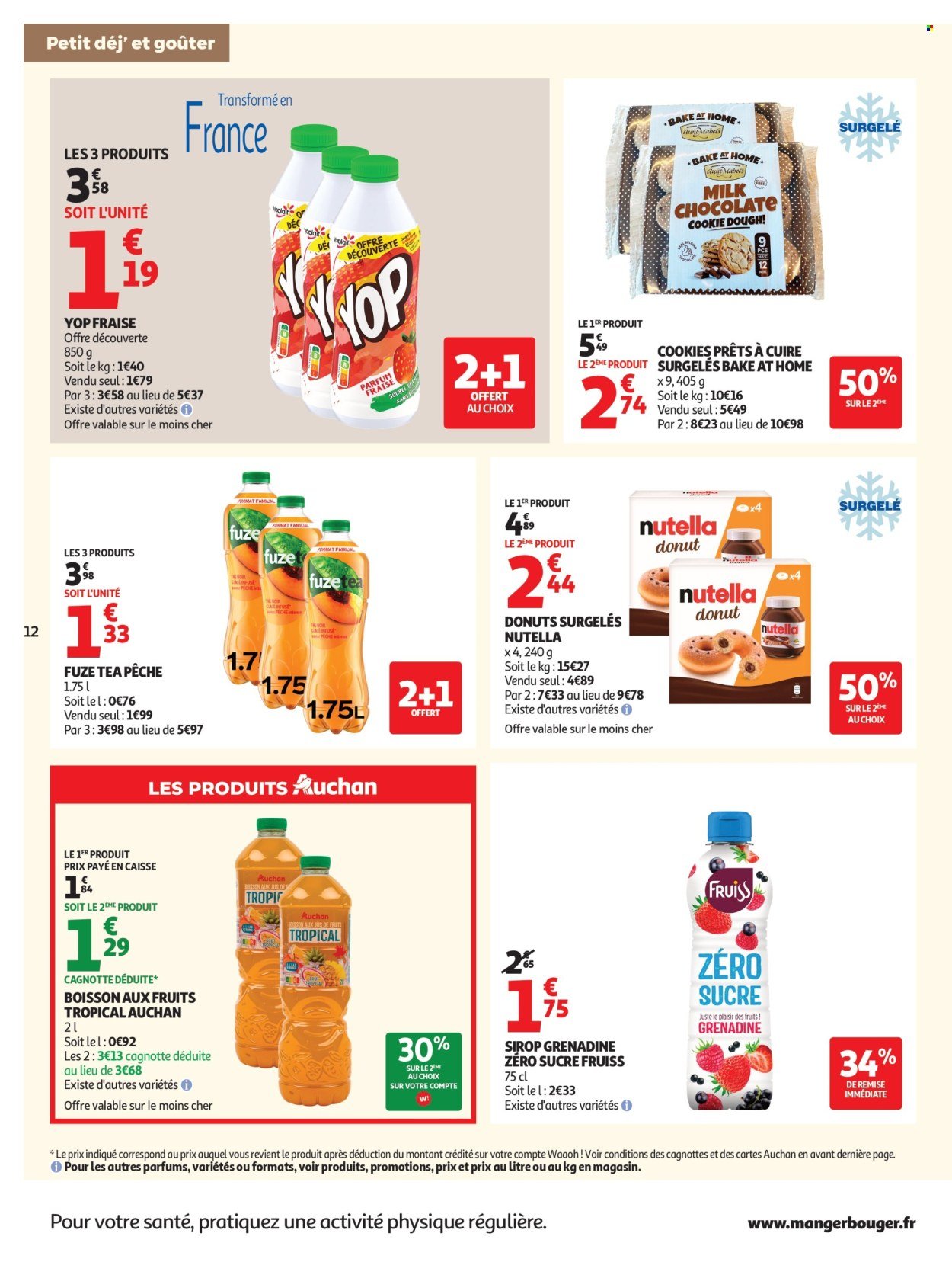 Catalogue AUCHAN - Petit dej, goûter hypers