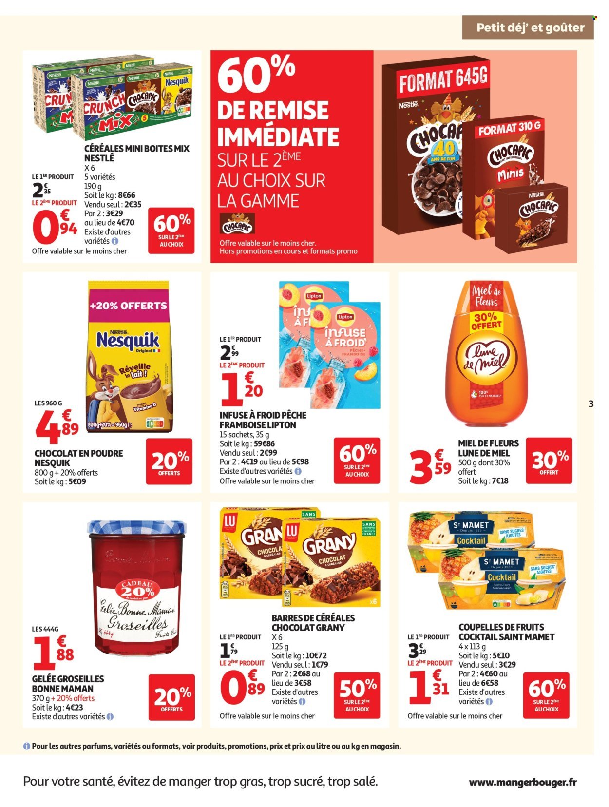 Catalogue AUCHAN - Petit dej, goûter hypers
