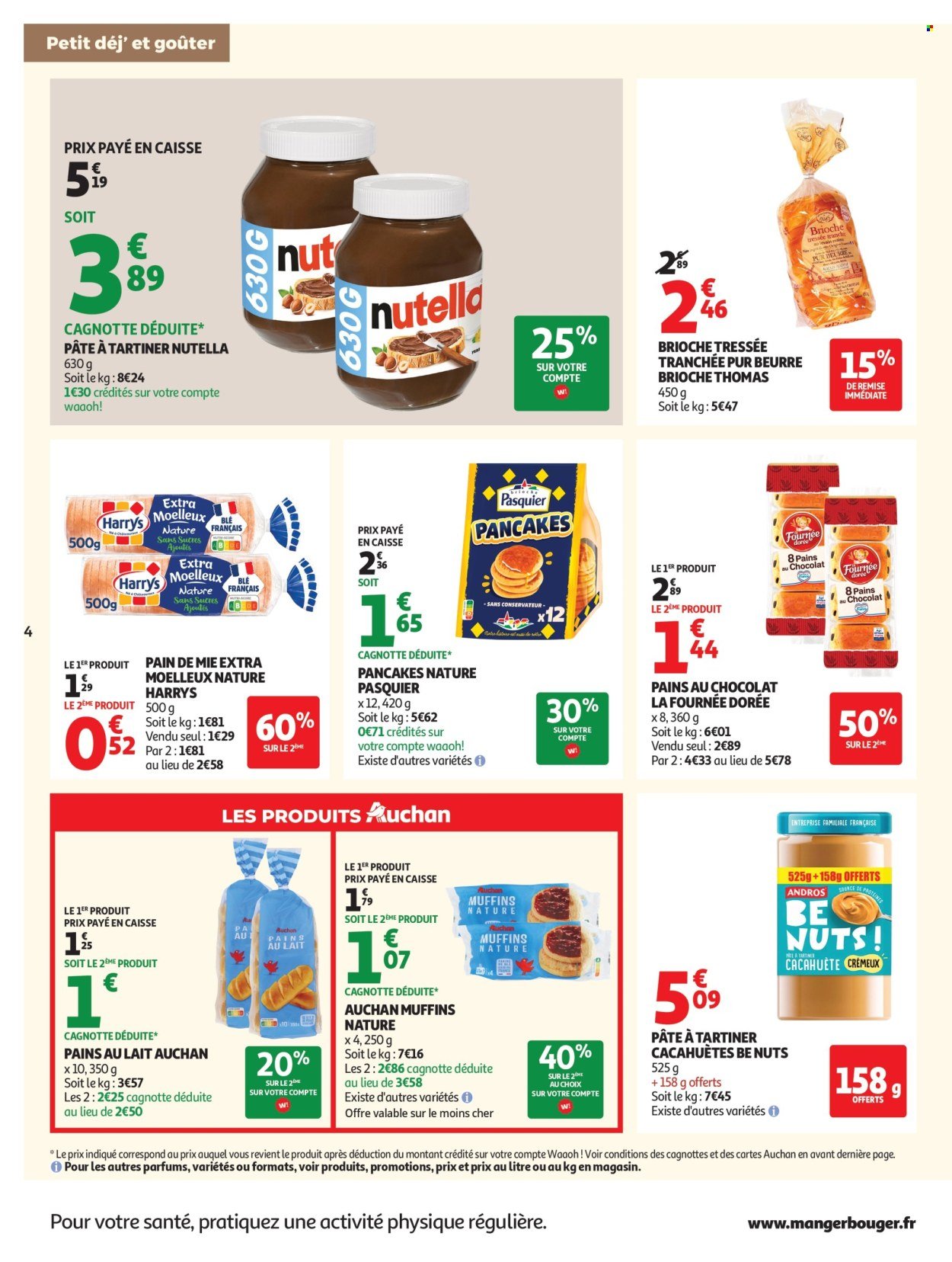 Catalogue AUCHAN - Petit dej, goûter hypers