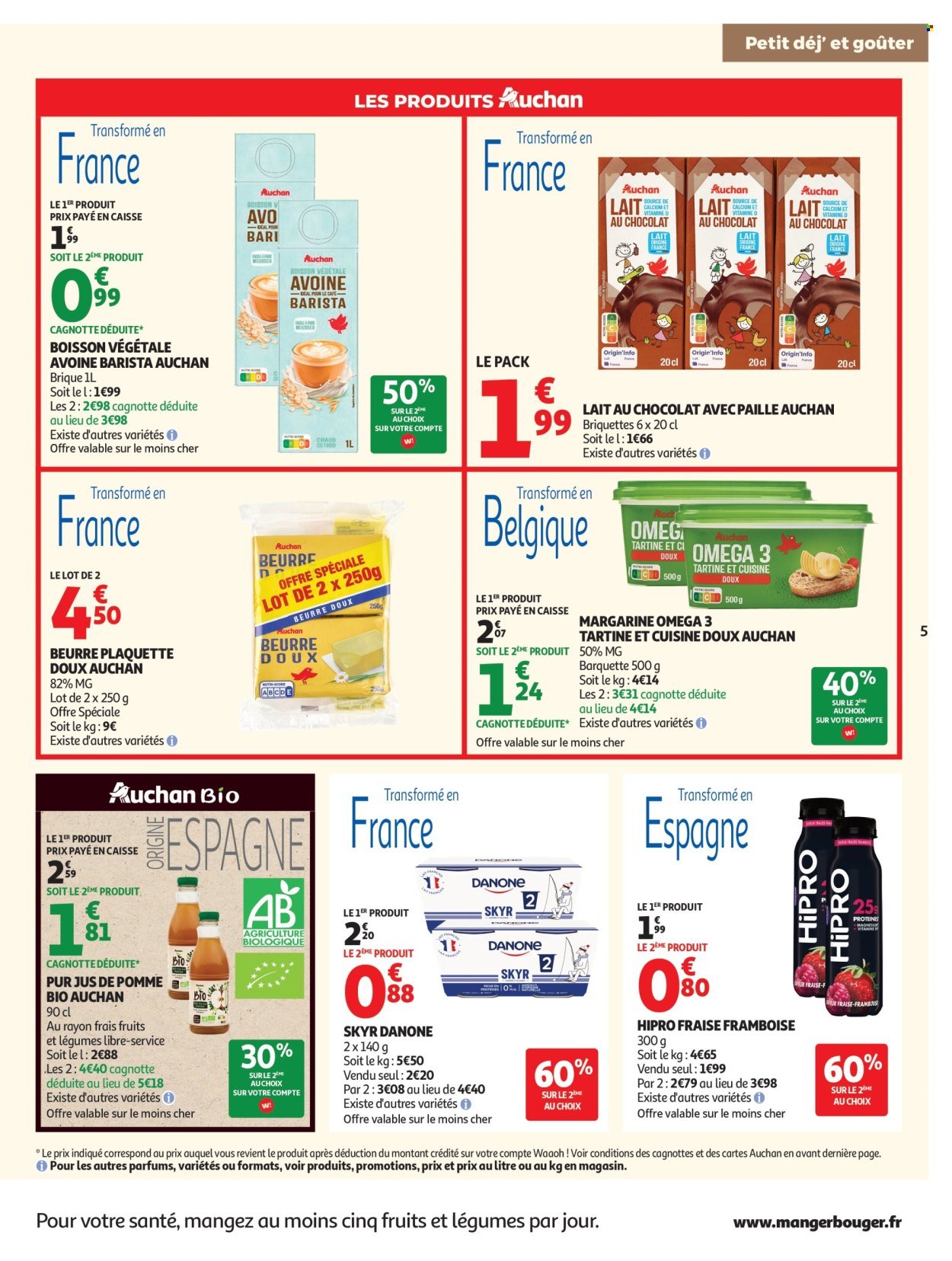 Catalogue AUCHAN - Petit dej, goûter hypers
