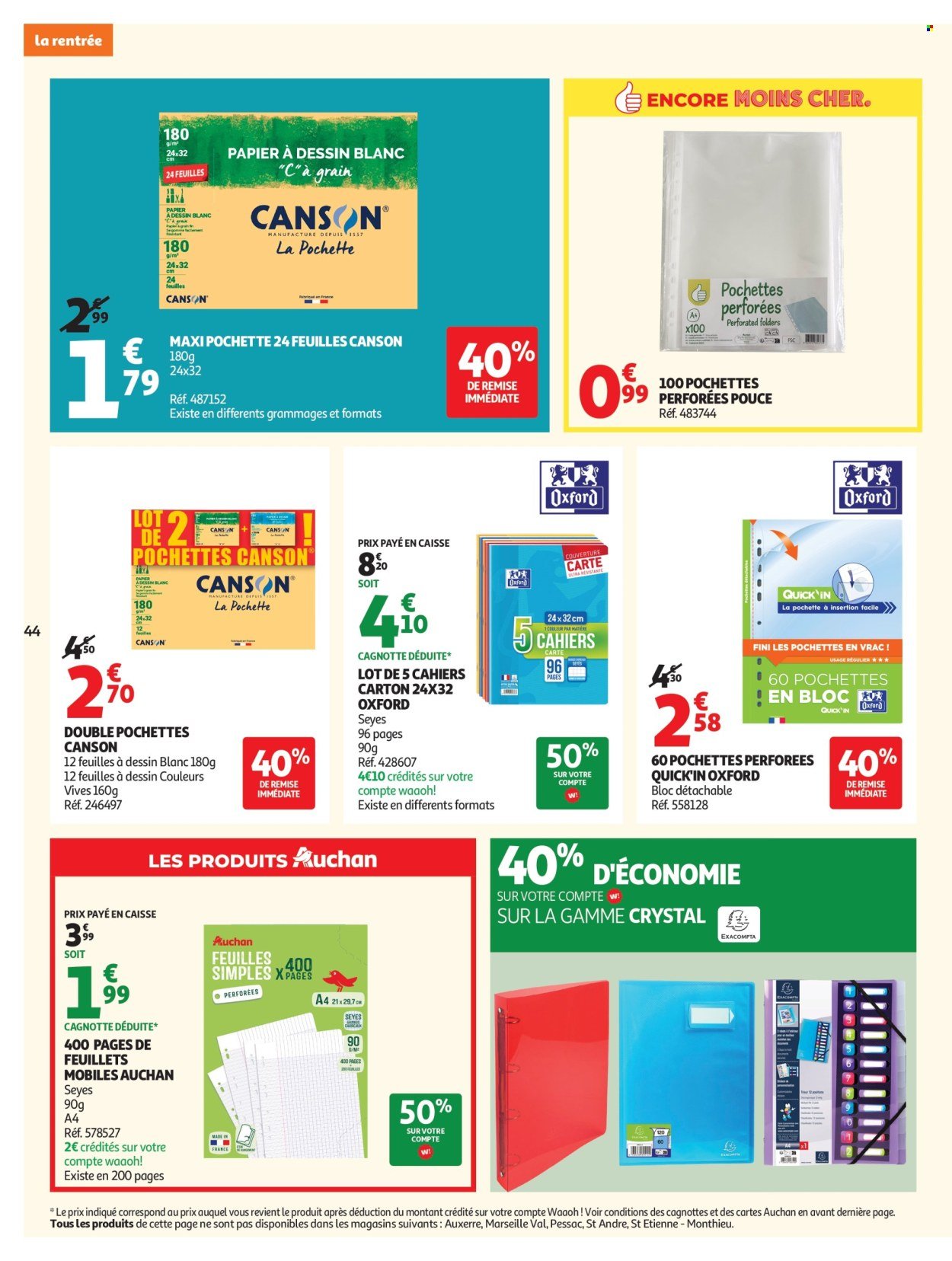 Catalogue AUCHAN - Petit dej, goûter hypers