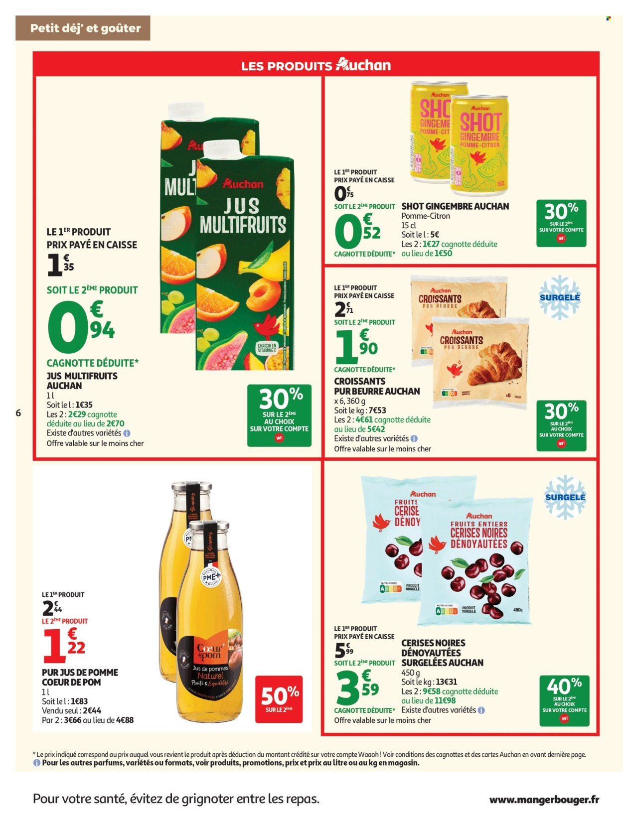 Catalogue AUCHAN - Petit dej, goûter hypers