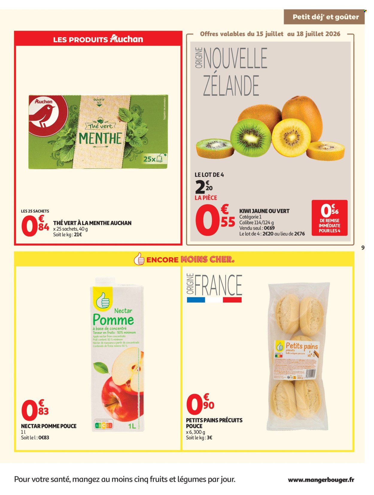 Catalogue AUCHAN - Petit dej, goûter hypers