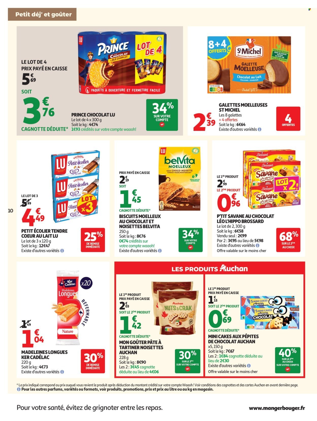 Catalogue AUCHAN - Petit dej, goûter hypers