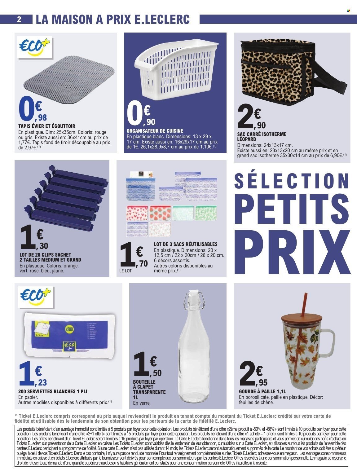 Catalogue E.LECLERC - PETITS PRIX