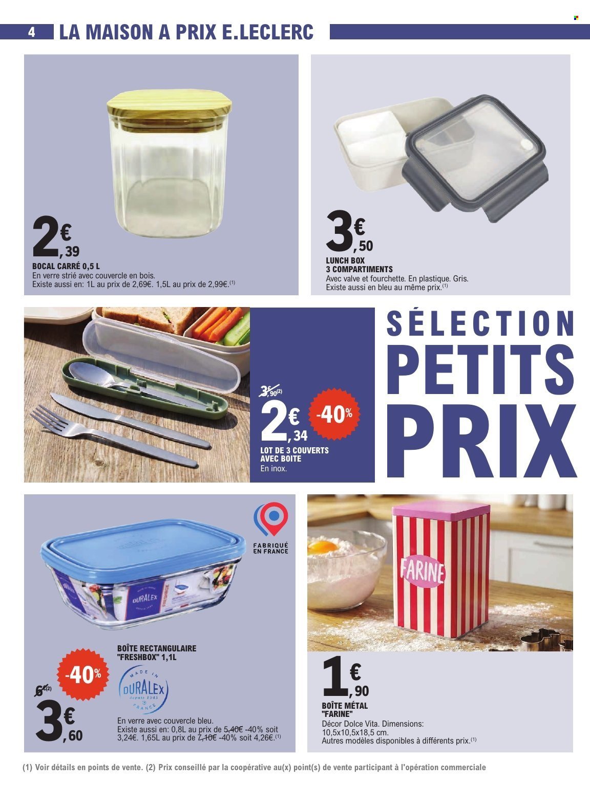 Catalogue E.LECLERC - PETITS PRIX
