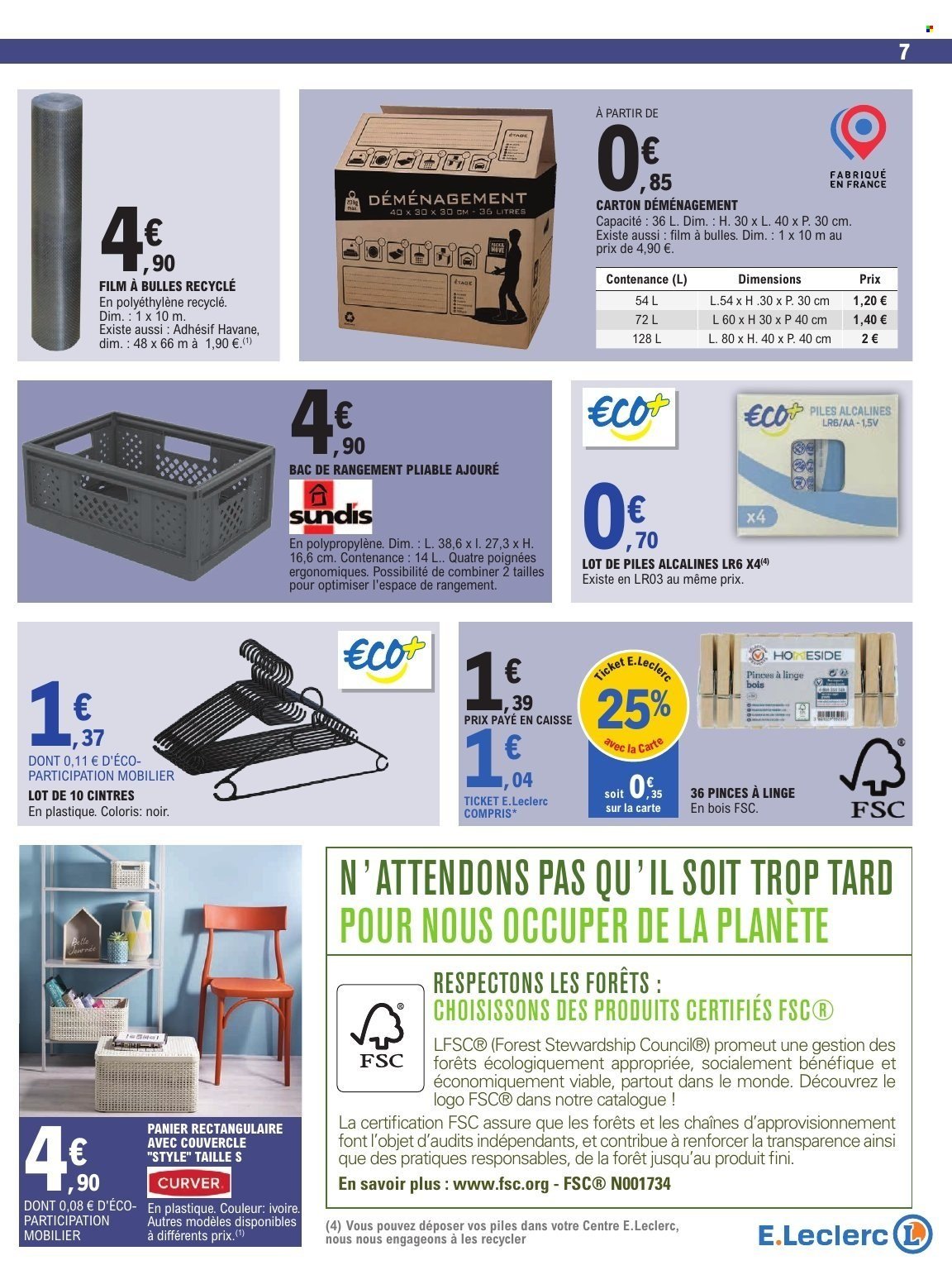 Catalogue E.LECLERC - PETITS PRIX