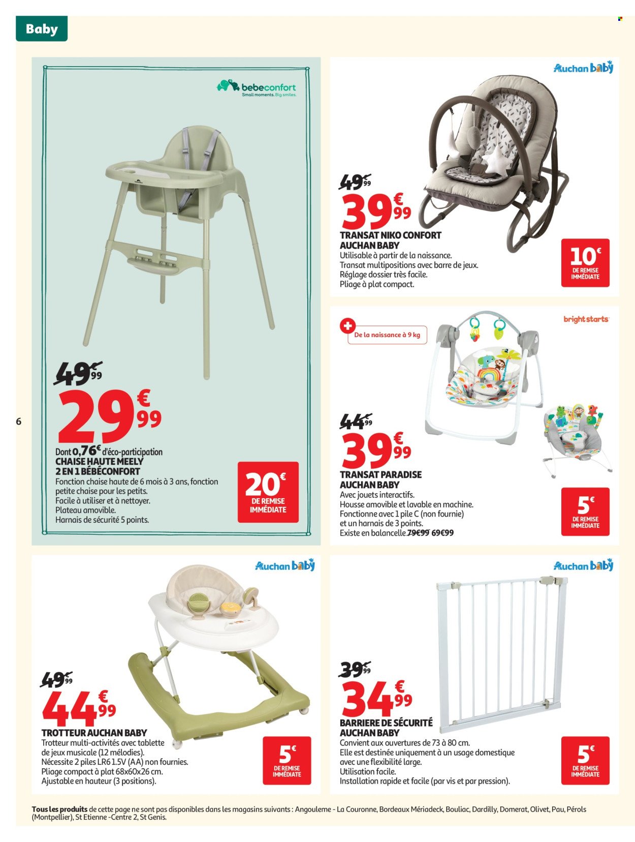 Catalogue AUCHAN - Tout pour votre bébé (2026-01-06 - 2026-01-18)