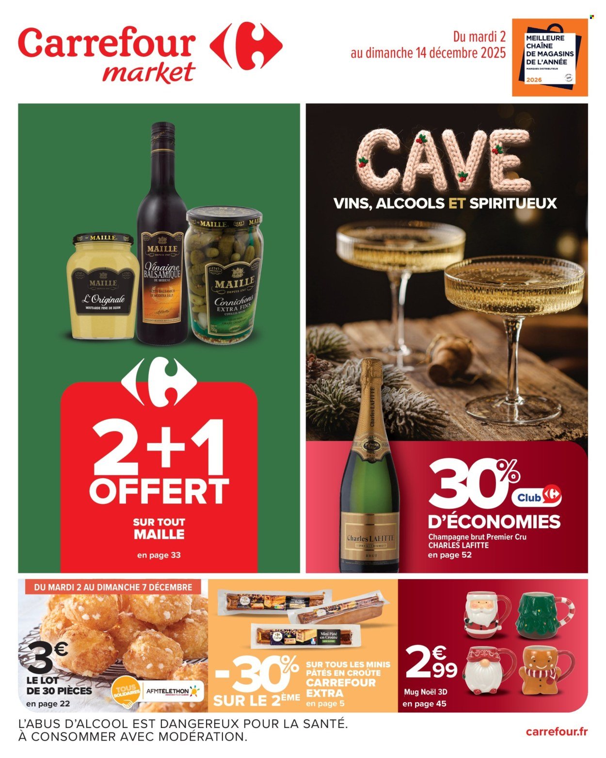 Catalogue CARREFOUR MARKET - CAVE : VINS, ALCOOLS ET SPIRITEUX (2025-12-02 - 2025-12-14)