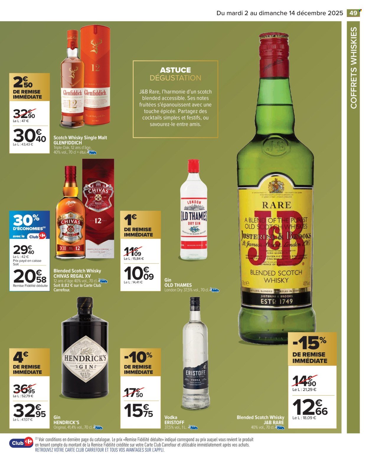 Catalogue CARREFOUR MARKET - CAVE : VINS, ALCOOLS ET SPIRITEUX (2025-12-02 - 2025-12-14)