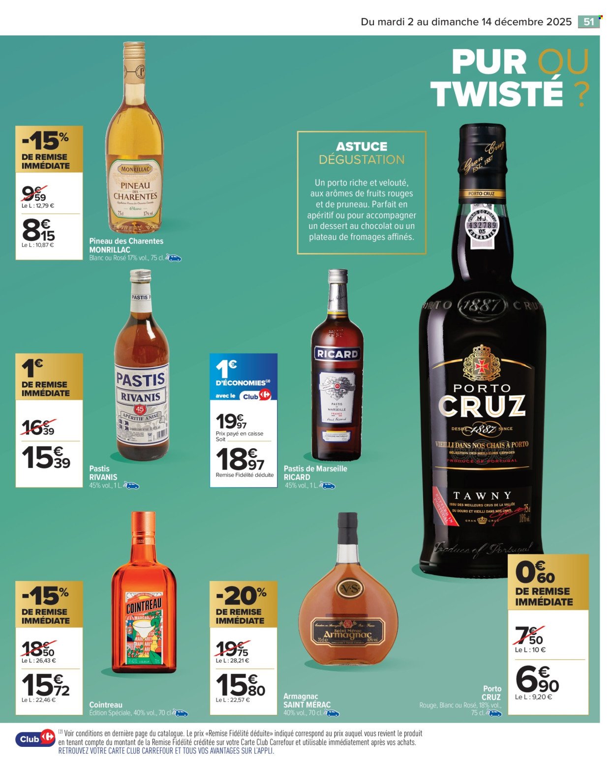 Catalogue CARREFOUR MARKET - CAVE : VINS, ALCOOLS ET SPIRITEUX (2025-12-02 - 2025-12-14)