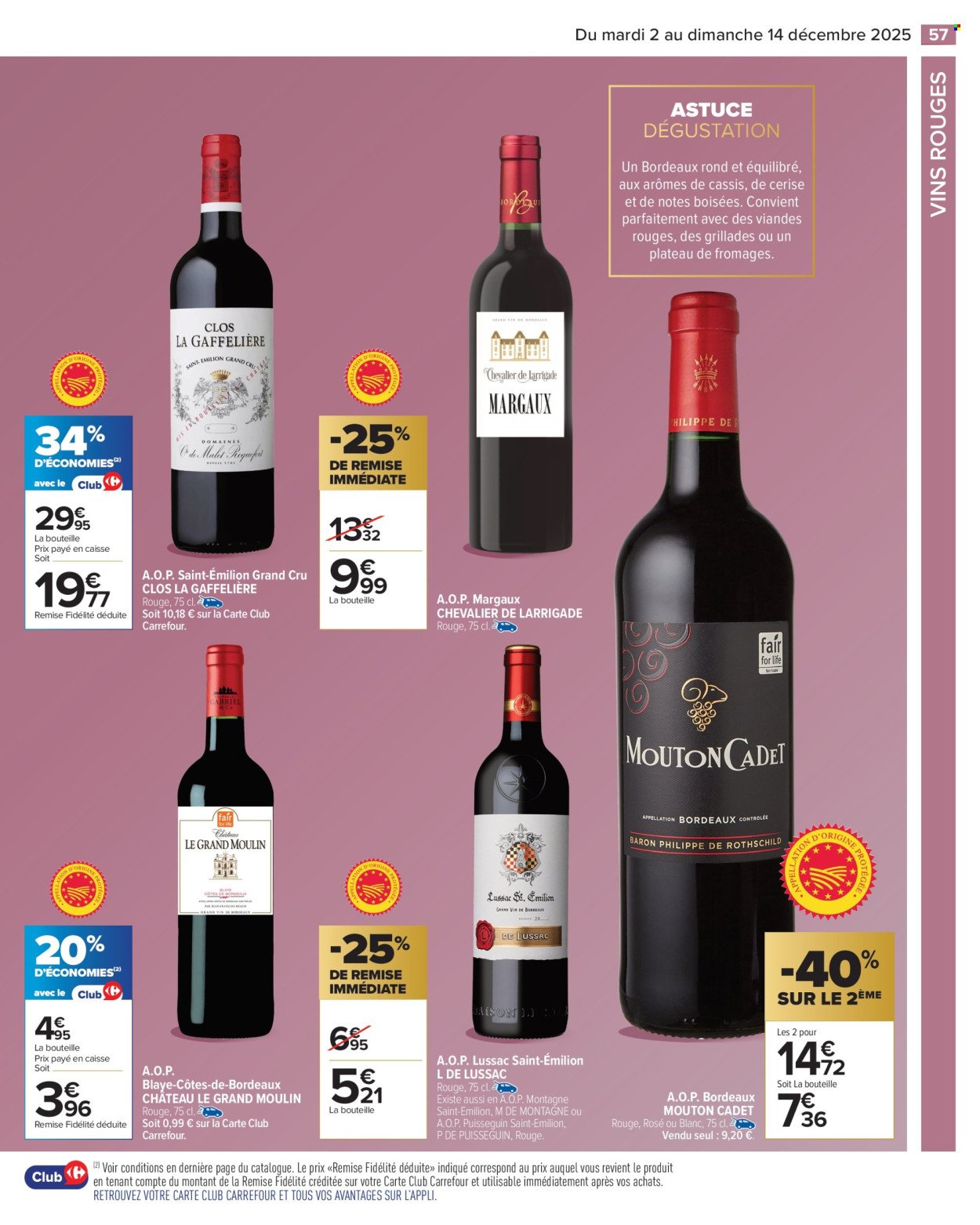 Catalogue CARREFOUR MARKET - CAVE : VINS, ALCOOLS ET SPIRITEUX (2025-12-02 - 2025-12-14)