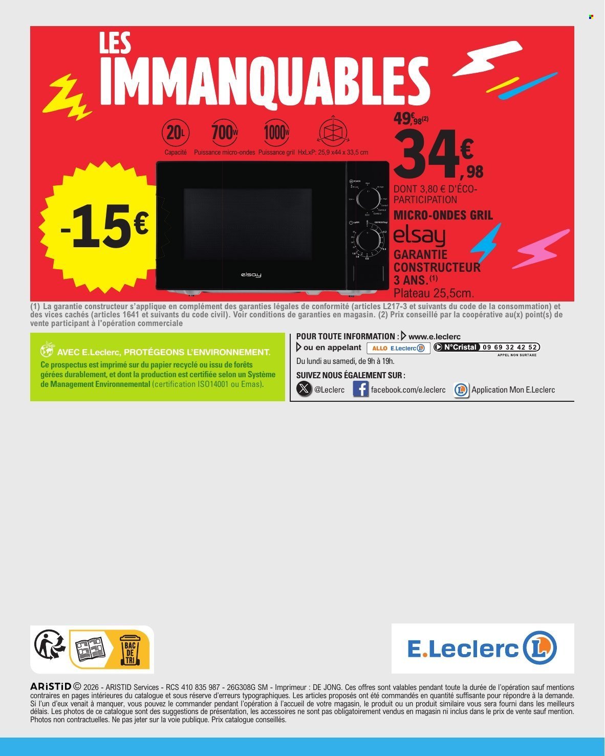 Catalogue E.LECLERC - EVENEMENT