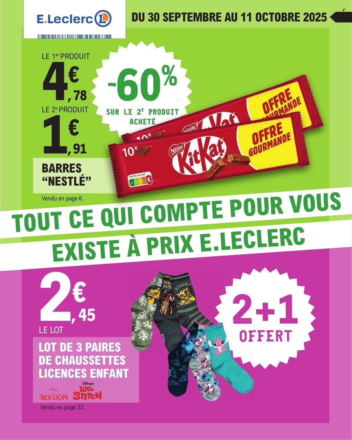 Catalogue E.LECLERC - DEPENSER MOINS (2025-09-30 - 2025-10-11)
