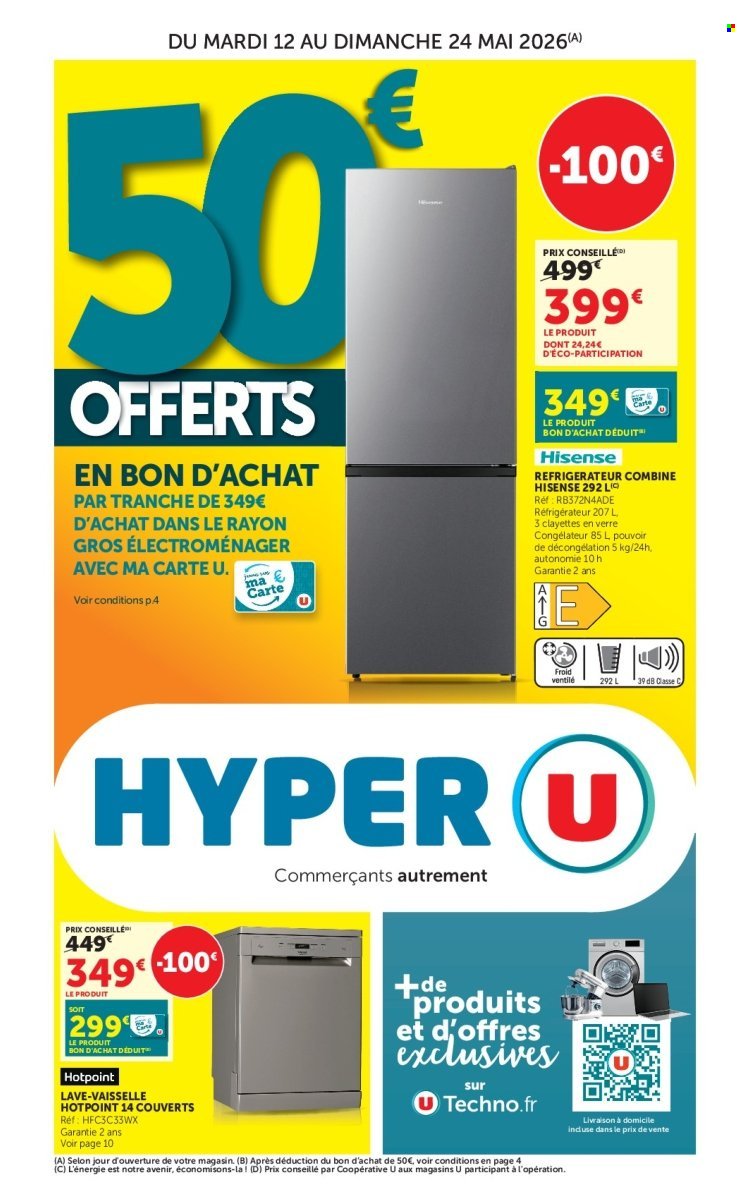 Catalogue HYPER U - Les prix bas de l'électroménager