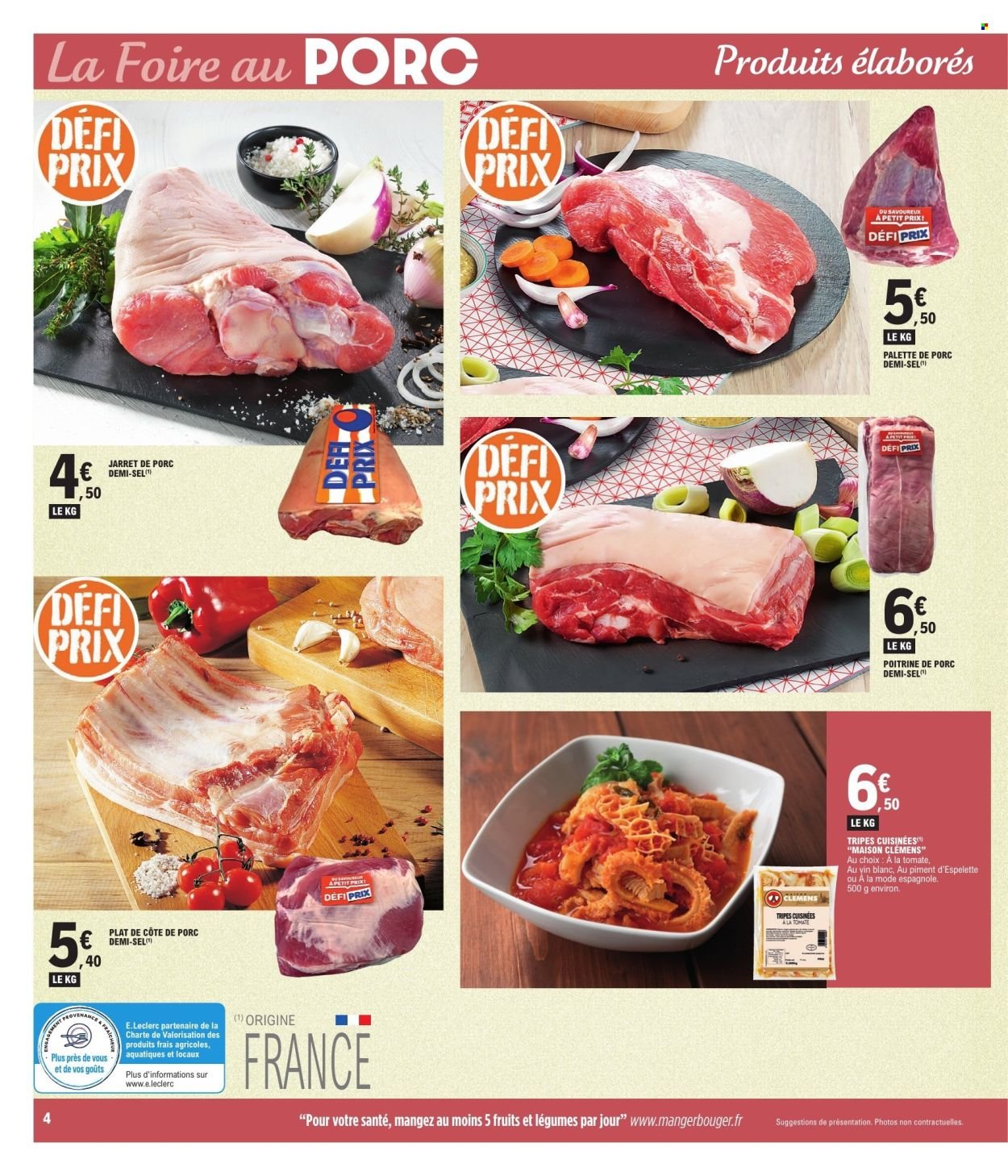 Catalogue E.LECLERC - FOIRE AU PORC (2026-01-13 - 2026-01-17)