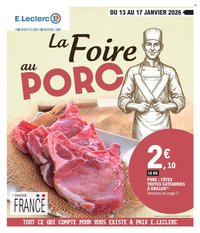 Catalogue E.LECLERC - FOIRE AU PORC