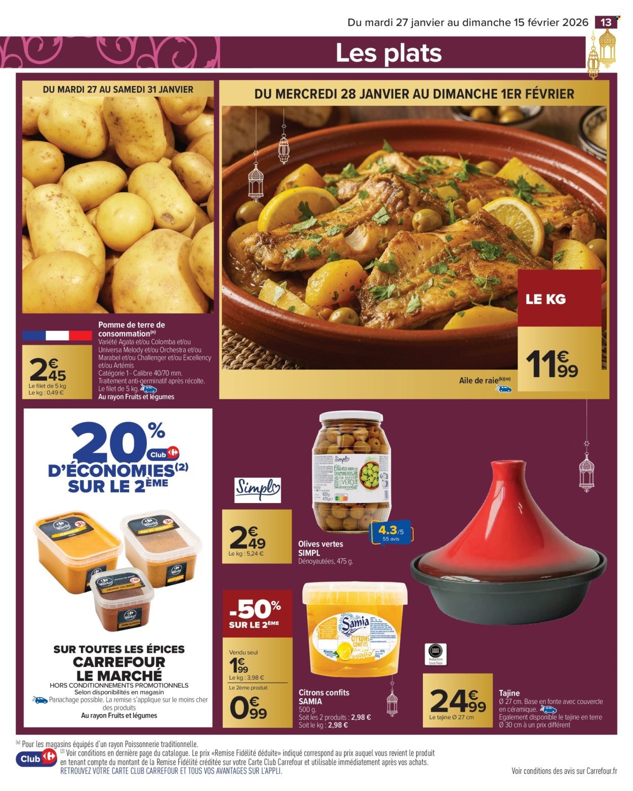 Catalogue CARREFOUR MARKET - TOUT LE RAMADAN A PETITS PRIX