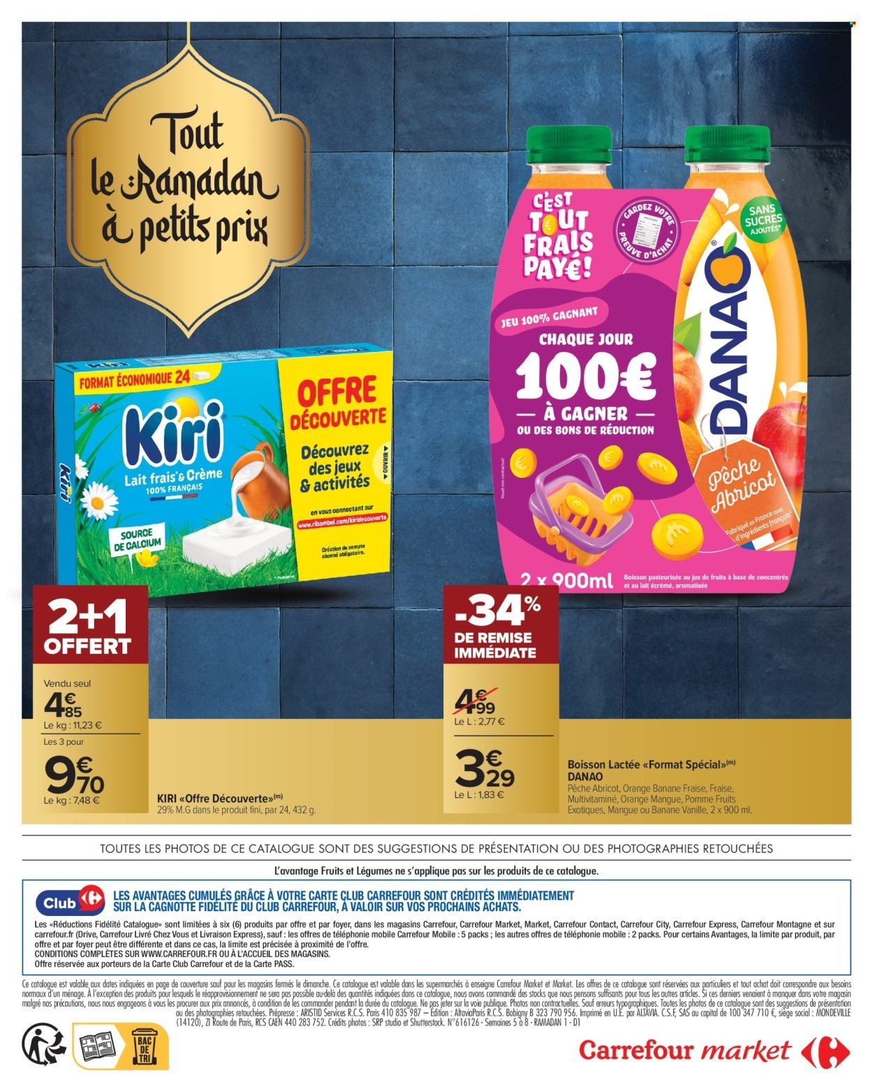 Catalogue CARREFOUR MARKET - TOUT LE RAMADAN A PETITS PRIX