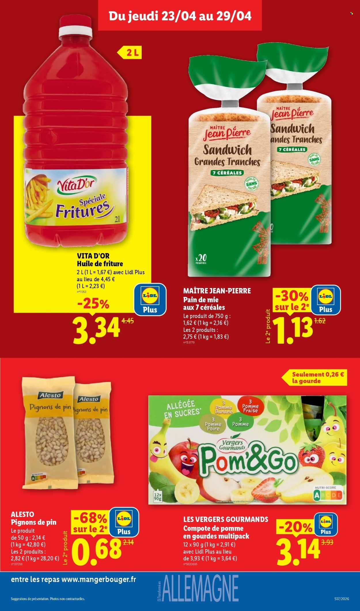 Catalogue LIDL - Les promos de la semaine (2026-04-23 - 2026-04-29)