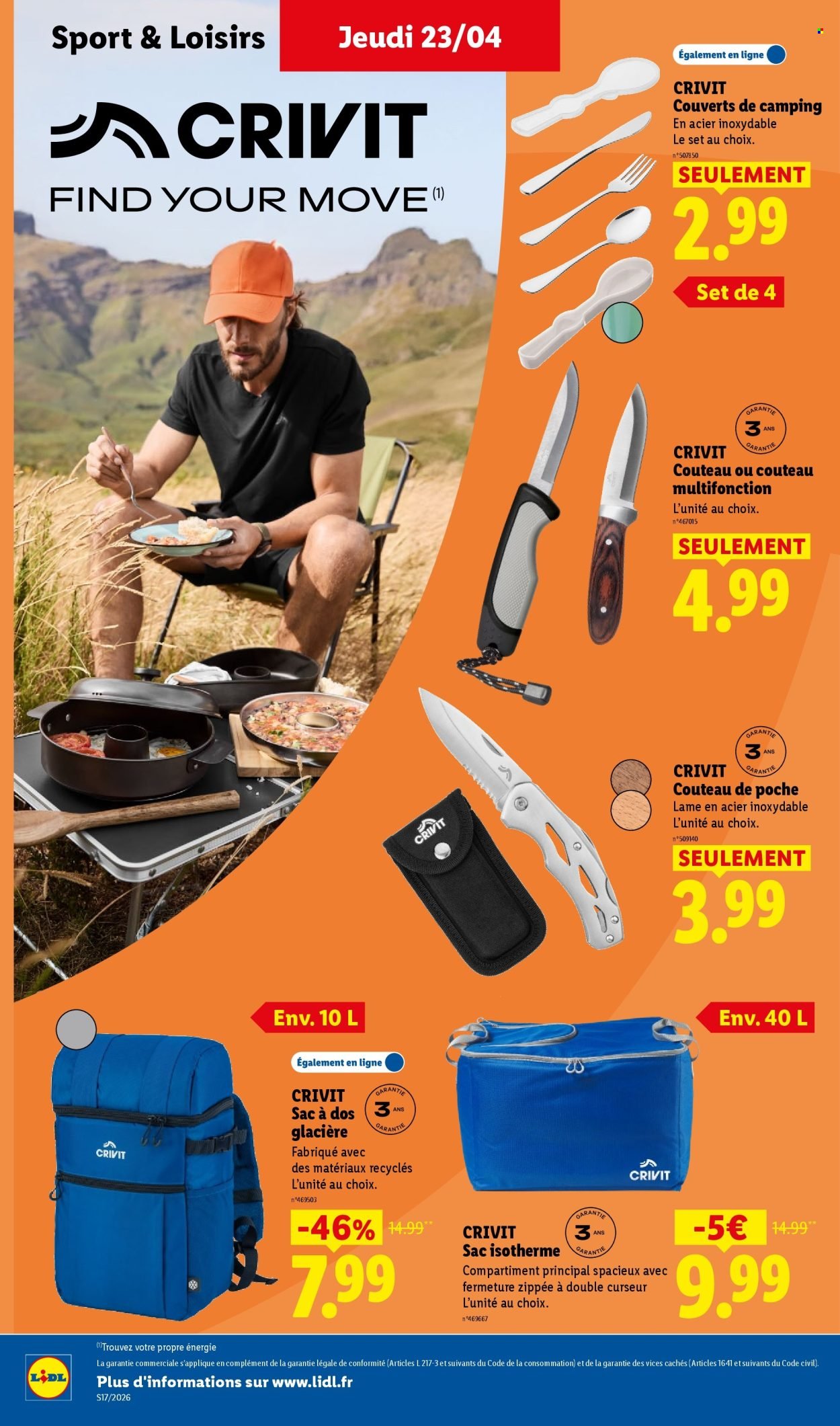 Catalogue LIDL - Les promos de la semaine (2026-04-23 - 2026-04-29)