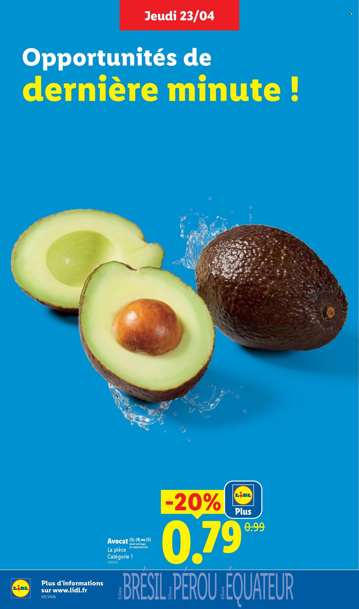 Catalogue LIDL - Les promos de la semaine (2026-04-23 - 2026-04-29)