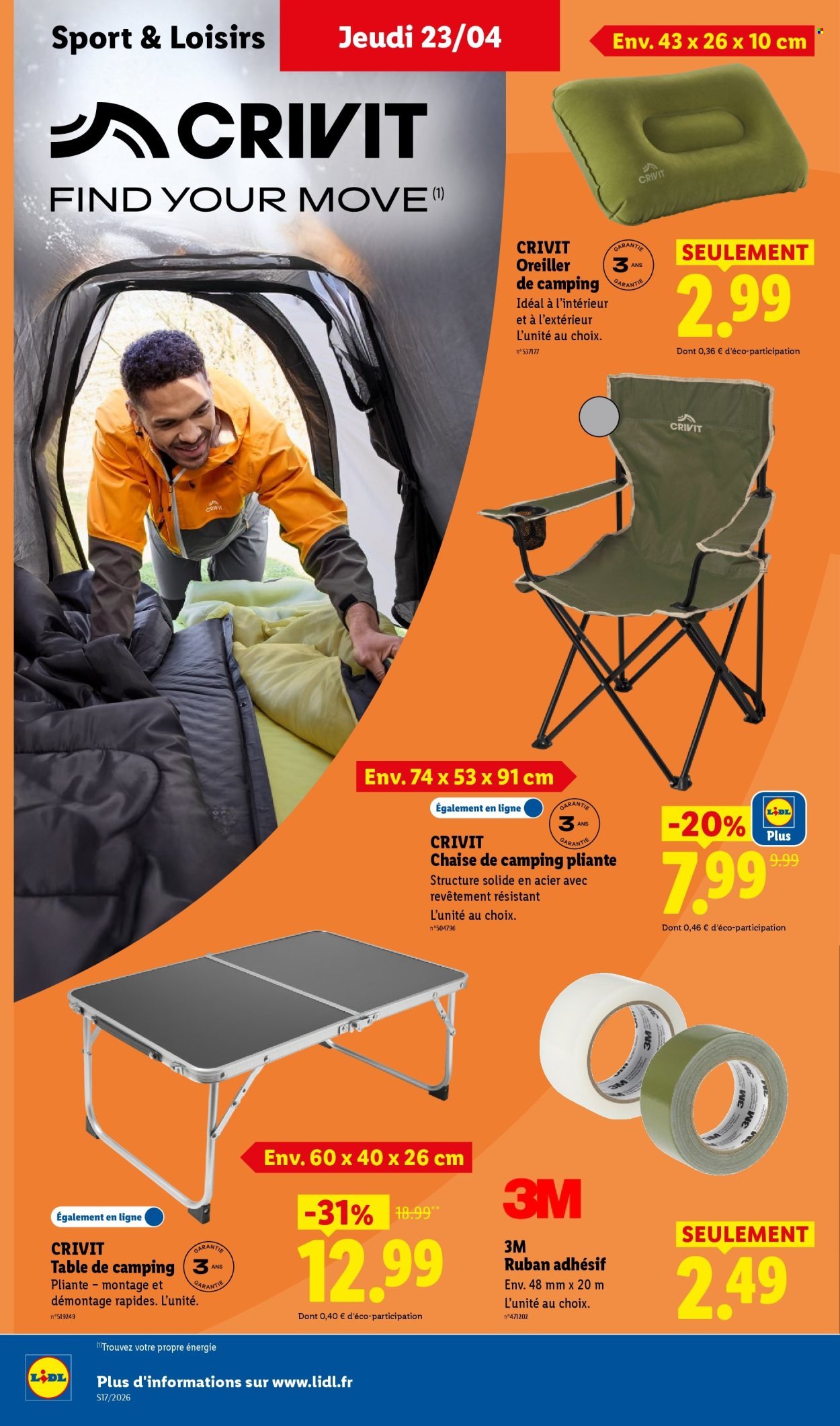 Catalogue LIDL - Les promos de la semaine (2026-04-23 - 2026-04-29)