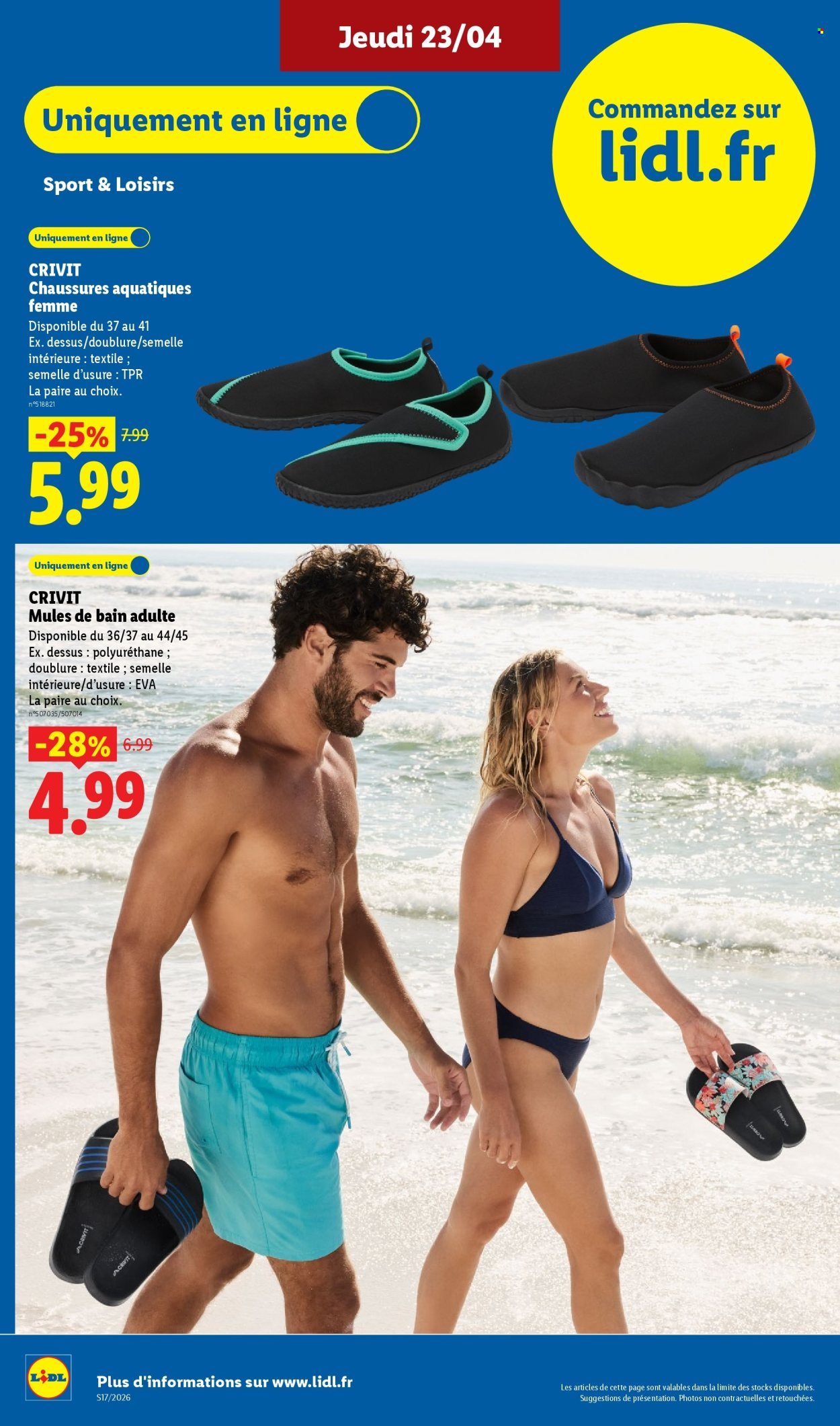Catalogue LIDL - Les promos de la semaine (2026-04-23 - 2026-04-29)