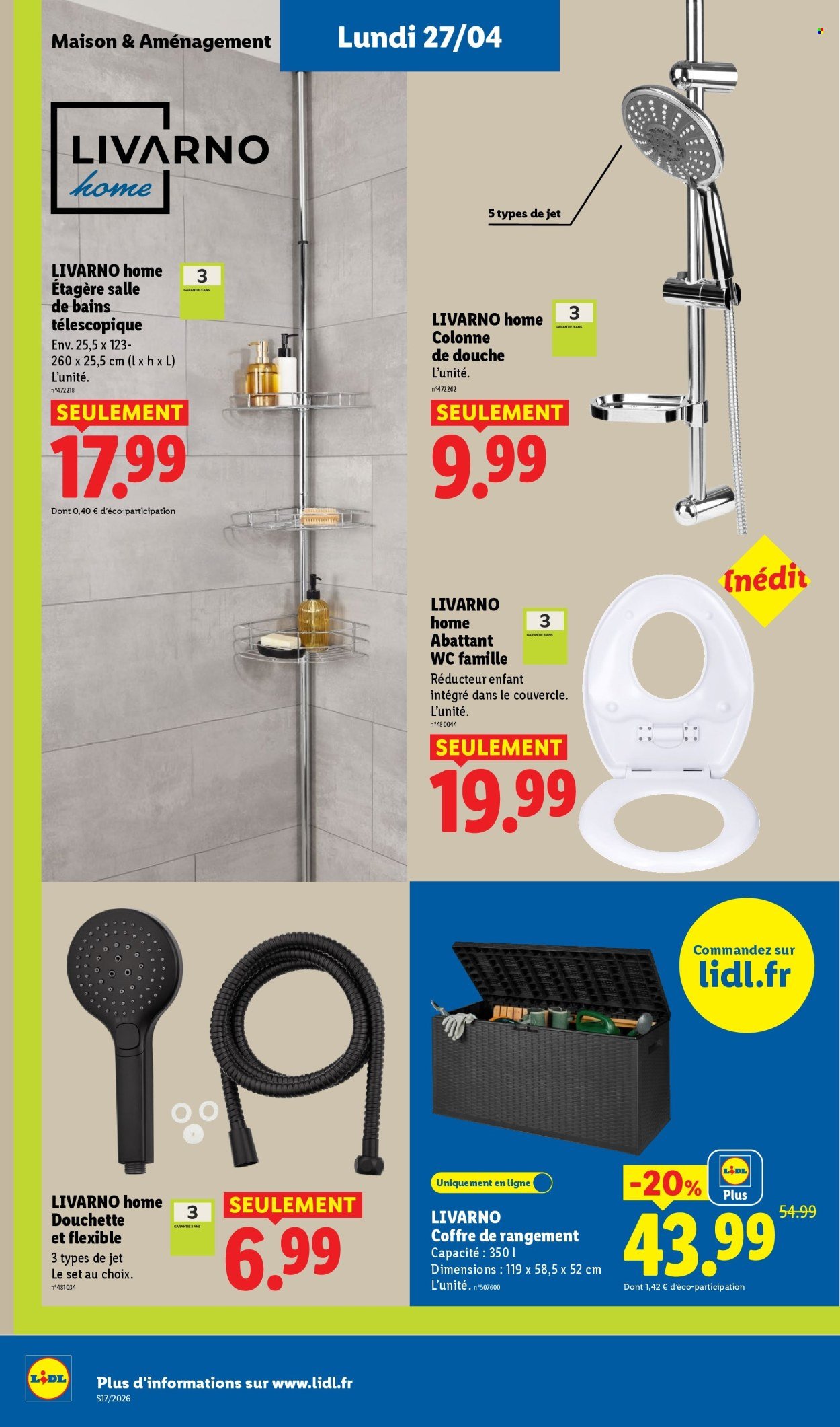 Catalogue LIDL - Les promos de la semaine (2026-04-23 - 2026-04-29)