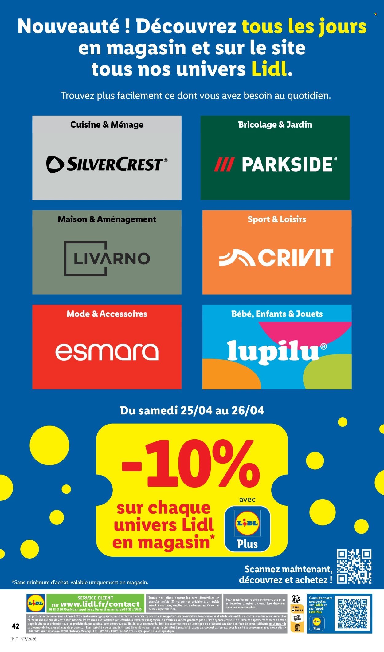 Catalogue LIDL - Les promos de la semaine (2026-04-23 - 2026-04-29)