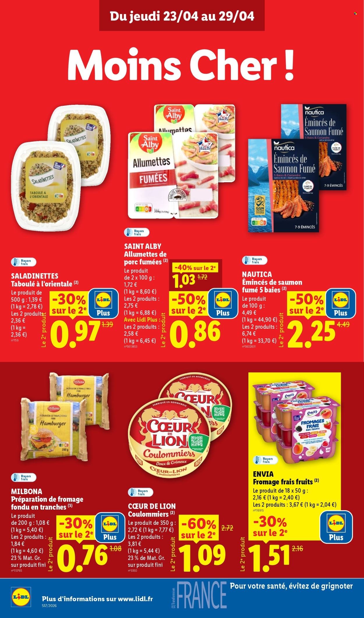Catalogue LIDL - Les promos de la semaine (2026-04-23 - 2026-04-29)