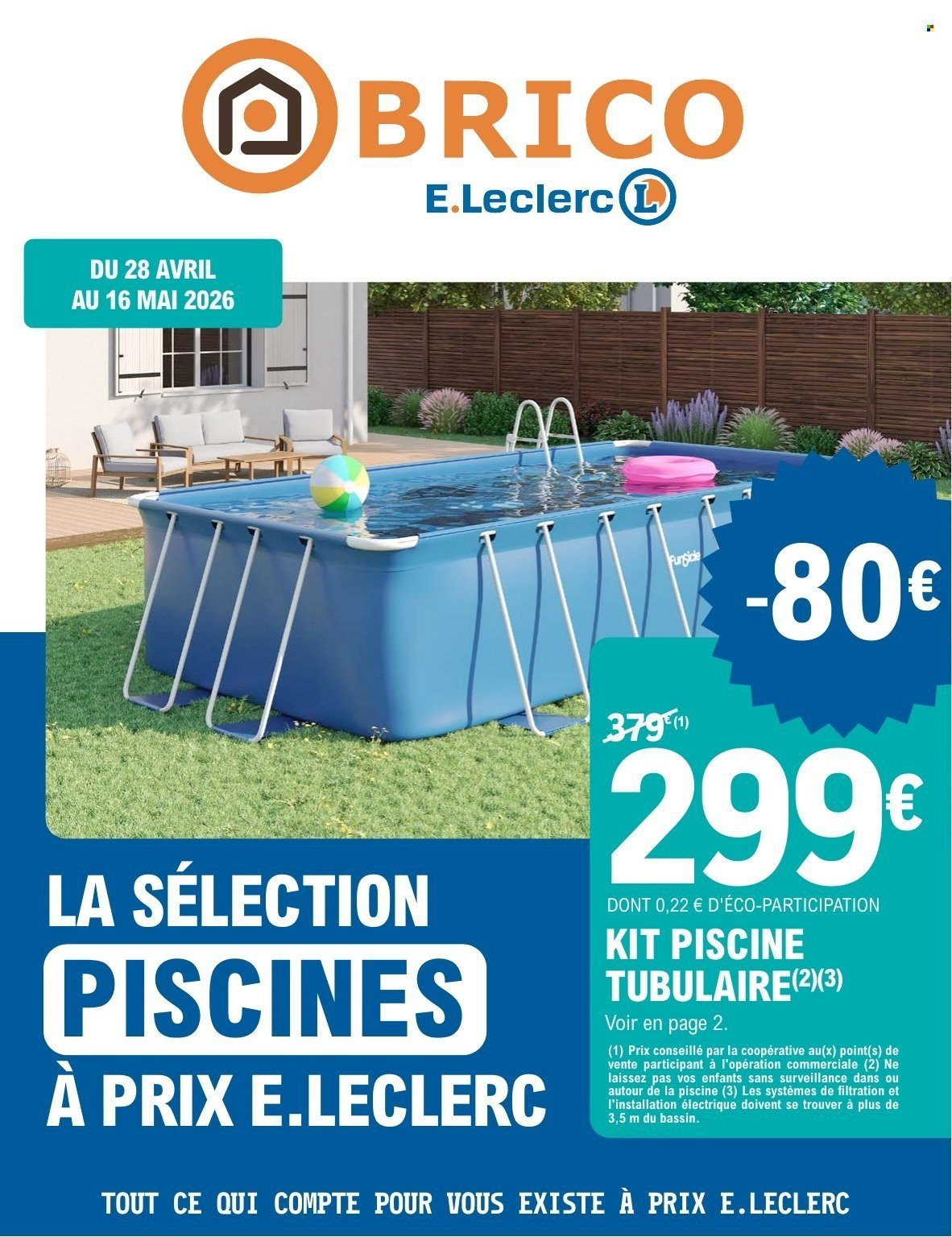 Catalogue E.LECLERC - PISCINES