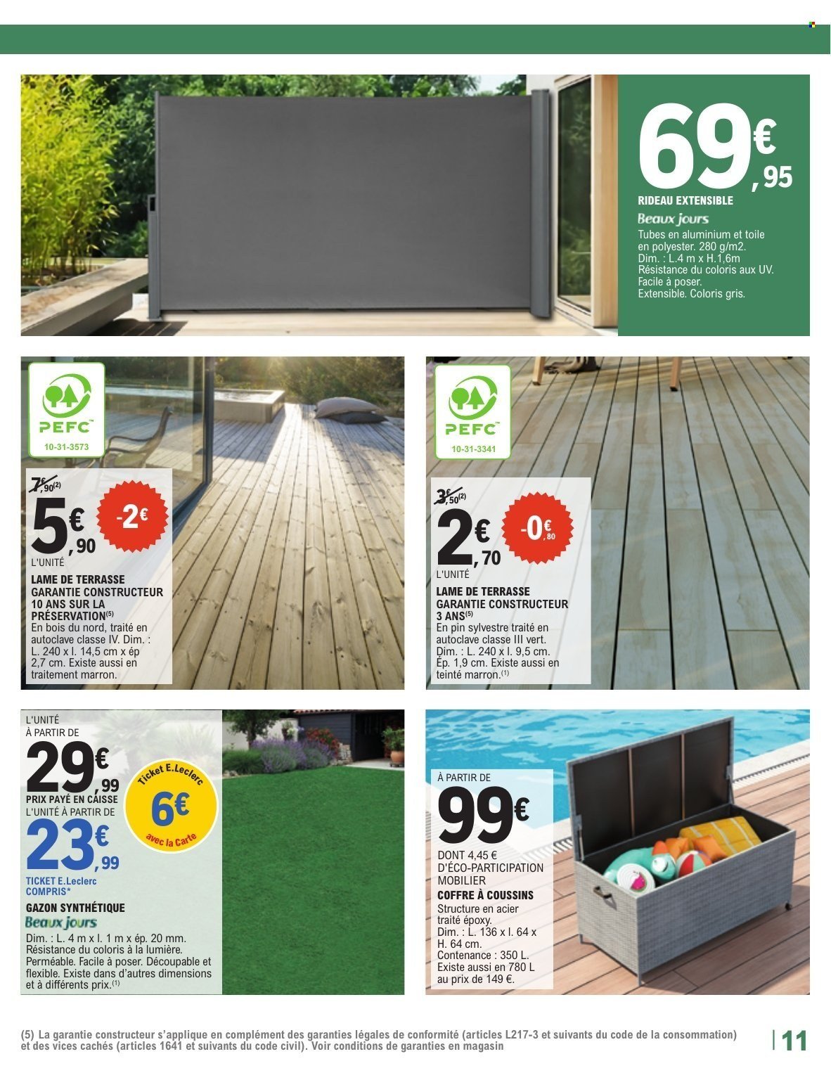 Catalogue E.LECLERC - PISCINES