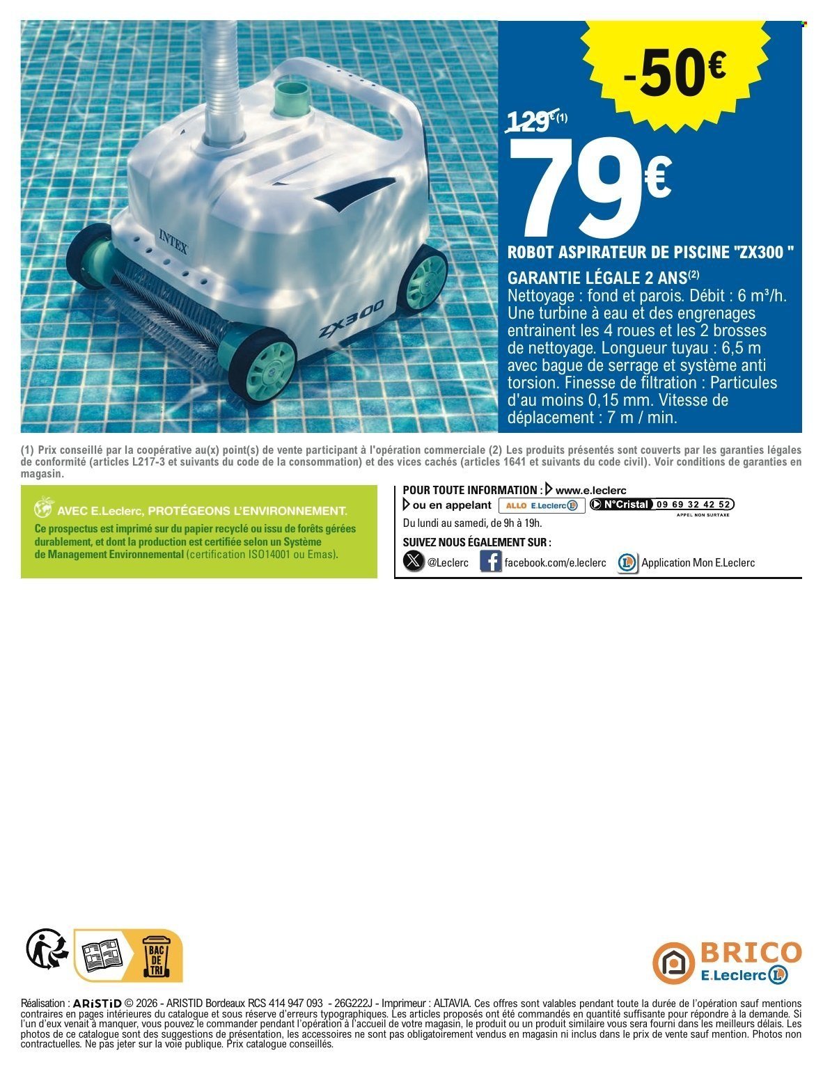 Catalogue E.LECLERC - PISCINES