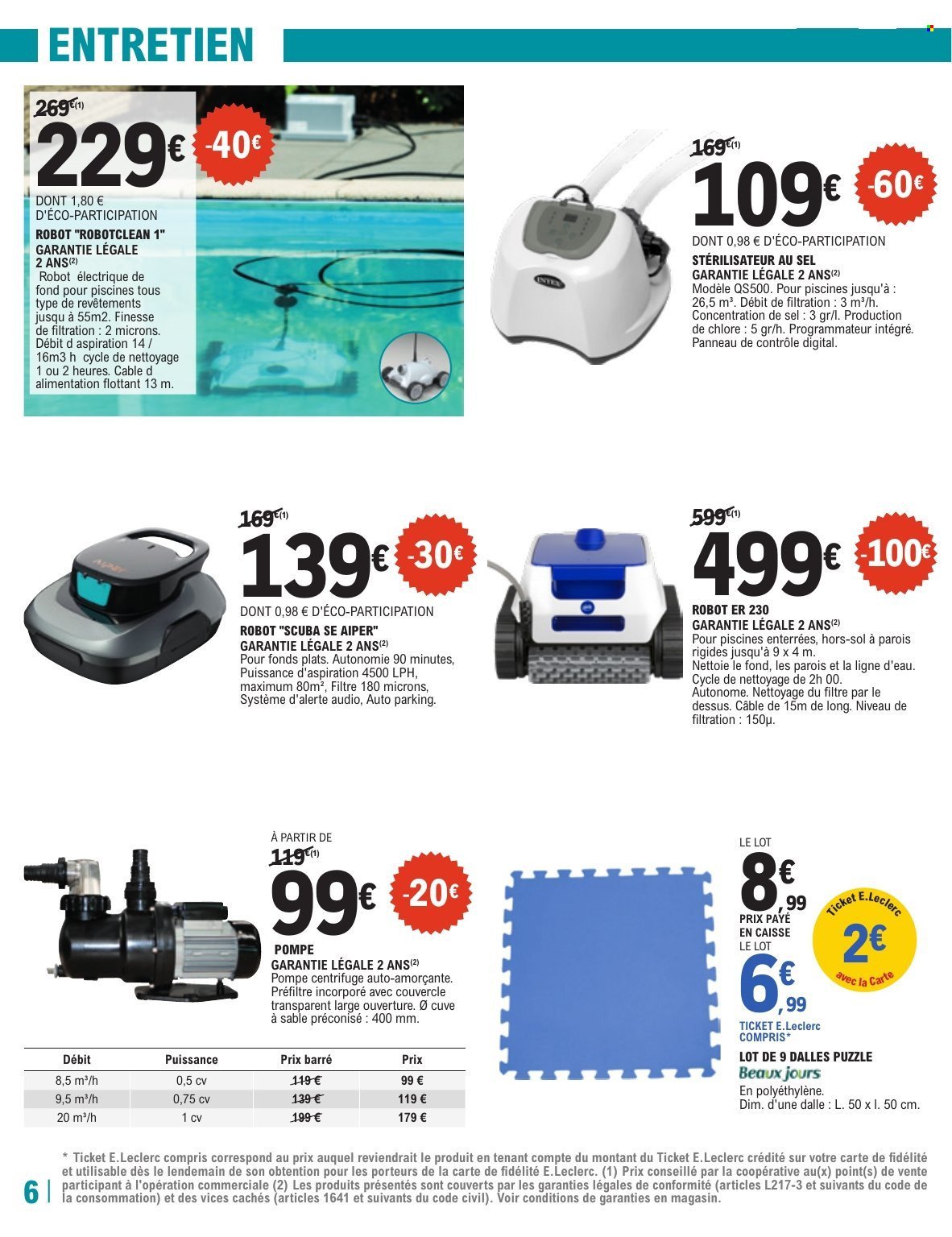 Catalogue E.LECLERC - PISCINES (2026-04-28 - 2026-05-16)