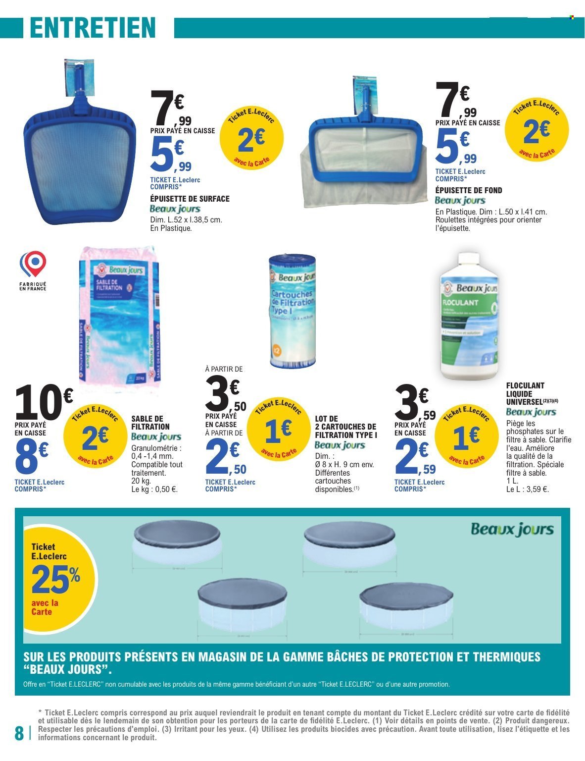 Catalogue E.LECLERC - PISCINES (2026-04-28 - 2026-05-16)