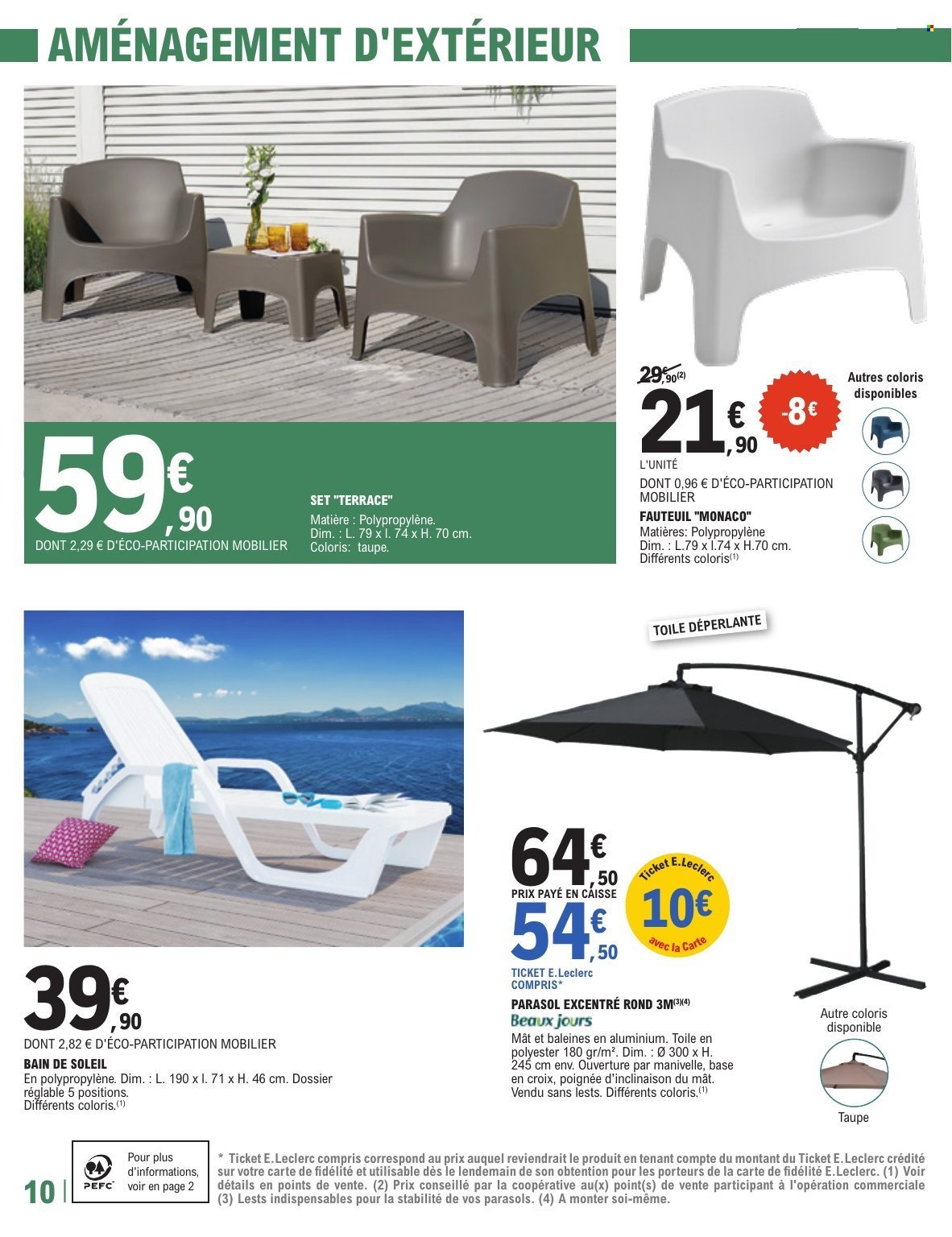 Catalogue E.LECLERC - PISCINES