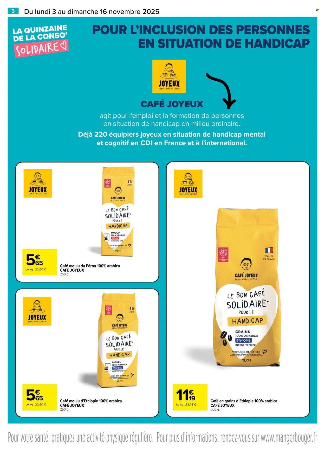 Catalogue CARREFOUR MARKET - LA QUINZAINE DE LA CONSO SOLIDAIRE