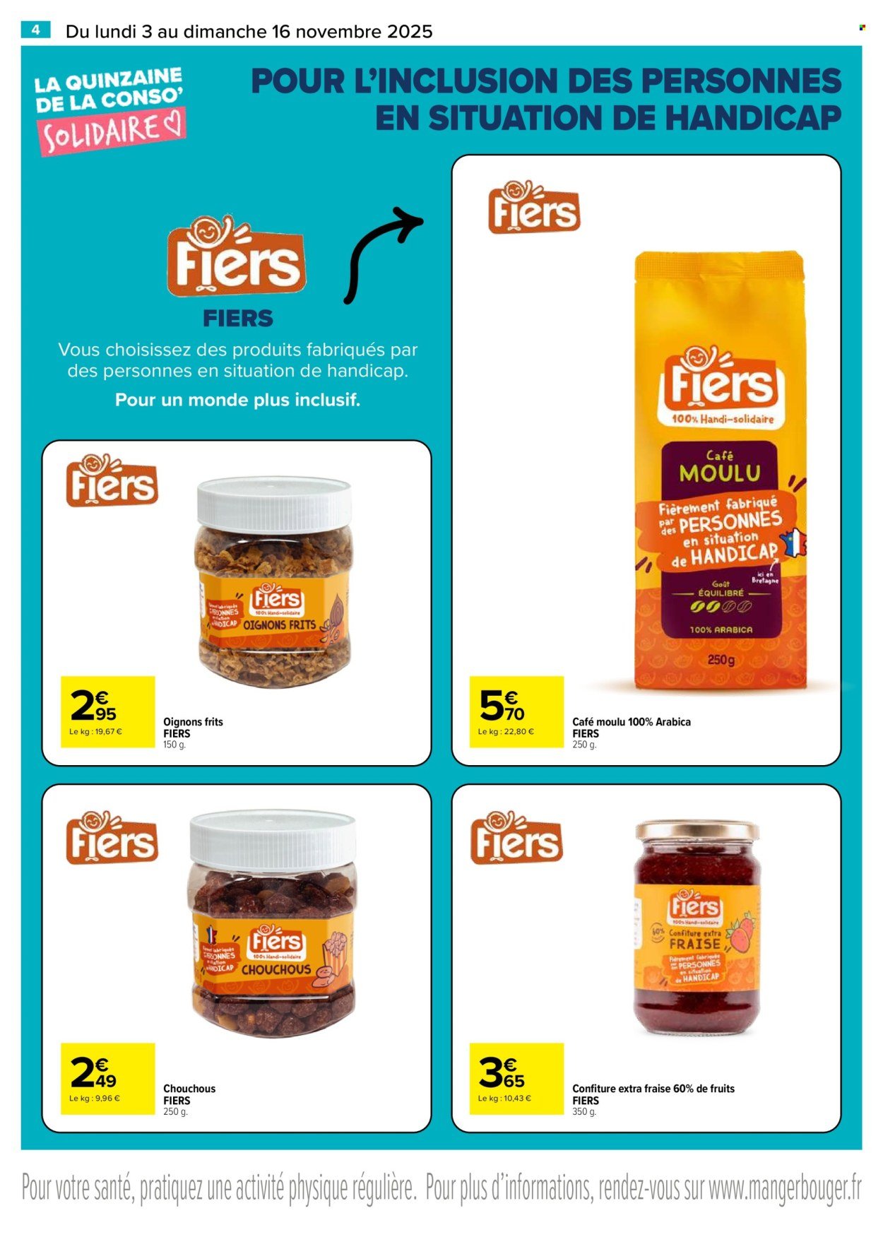 Catalogue CARREFOUR MARKET - LA QUINZAINE DE LA CONSO SOLIDAIRE