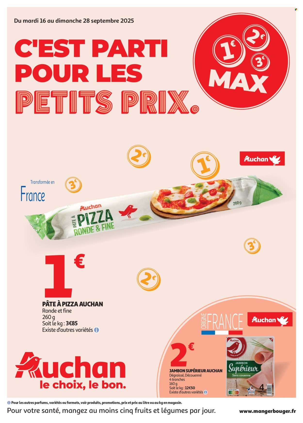 Catalogue AUCHAN - C'est parti pour les petits prix (2025-09-16 - 2025-09-28)